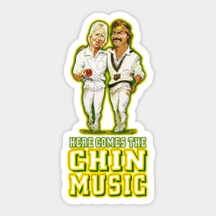 OG CRICKET - Lillee 'n Thommo - CHIN MUSIC Sticker